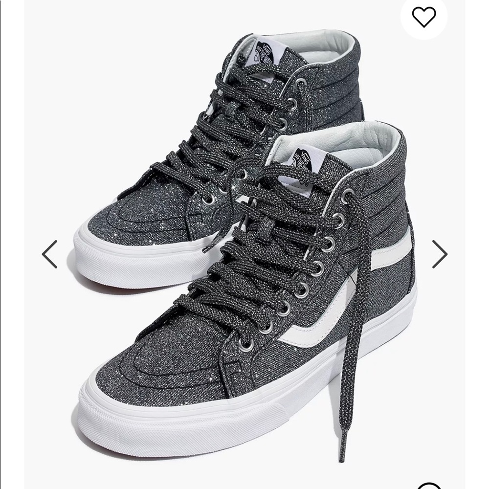 Vans SK8-Hi Reissue High-Top in Black Glitter